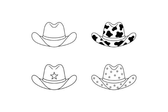 Classic Cowboy Hat Icon Collection Review: A Timeless Embroidery Asset