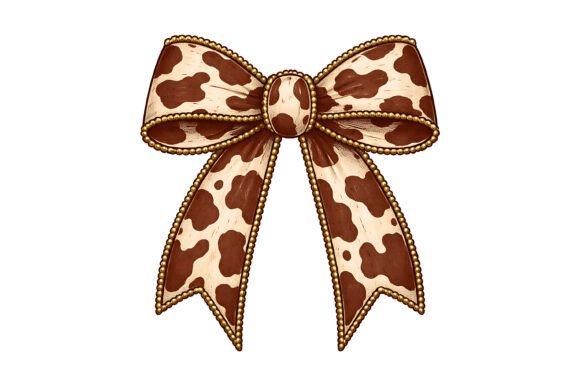 Cow Print Western Bow Embroidery Design Review
