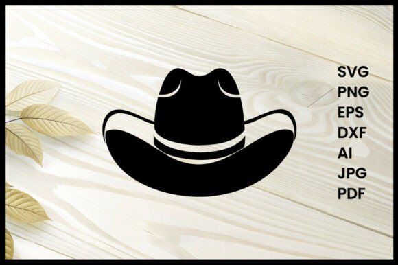 Cowboy Hat Silhouette Illustration Review for Real Embroidery Projects