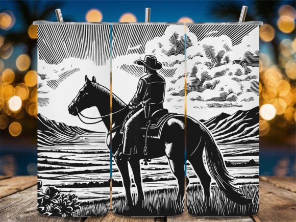 Desert Sunset Cowboy Art Review: A Bold Statement for Laser Projects
