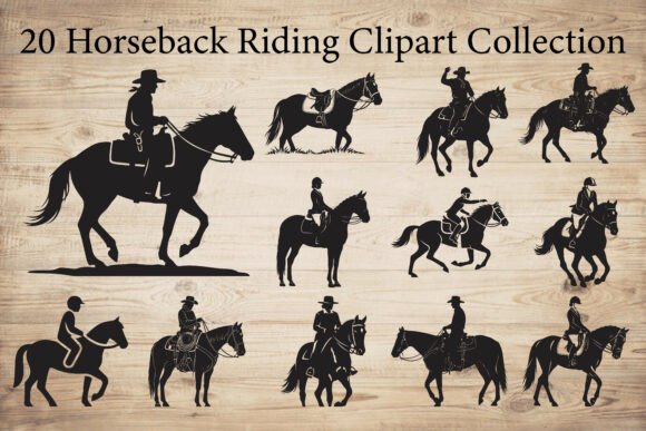 Equestrian Cowboy Cowgirl Silhouette Design Review