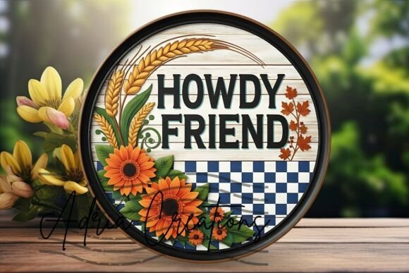 Howdy Friend Door Sign: A Western-Inspired Embroidery Design Review