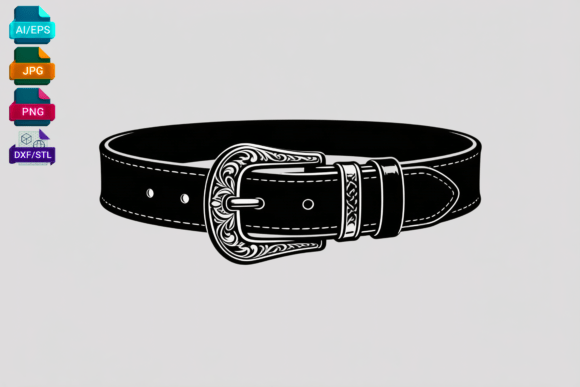 Western Belt Buckle Vector Graphic: A Designer’s Practical Take