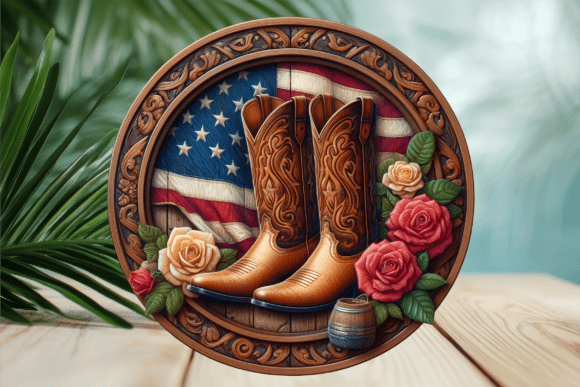 Western Cowboy Boots and Roses Door Sign Review for Real Projects