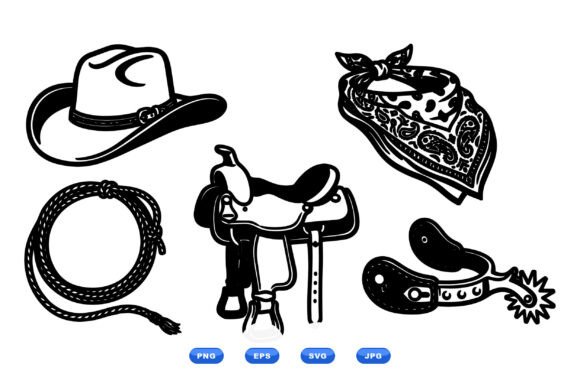 Western Cowboy Clipart Pack Review for Real Embroidery Projects
