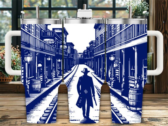 Western Ghost Cowboy: A Bold Laser Embroidery Design for Real Projects